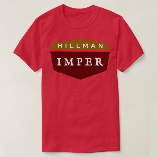 Hillman Imp Imper 1960s Britse klassieke auto T-shirt (Design voorkant)