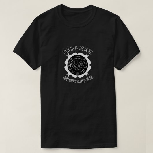 Hillmax Groknowledge Light Fill Zwart T-shirt (Design voorkant)