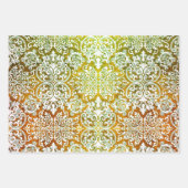 Hillrose Gold, Woodbury en Floral Sampler Inpakpapier Vel (Voorkant)