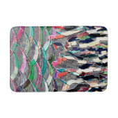 Hills and Mountains Abstract Waterverf Bath Mat (Voorkant)