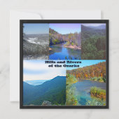 Hills and Rivers of the Ozarks Kaart (Voorkant)