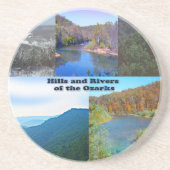 Hills and Rivers of the Ozarks Zandsteen Onderzetter (Voorkant)