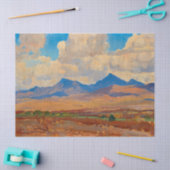 Hills bij Tumacacori Mission, Arizona, door Dixon Tissuepapier (Craft)