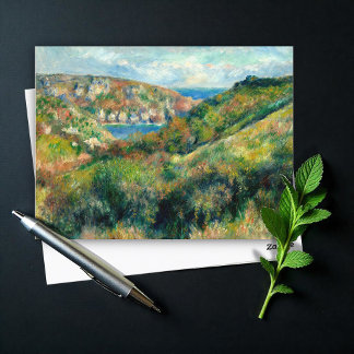 Hills in de baai van Moulin Huet, Renoir Briefkaart