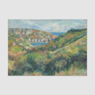 Hills in de baai van Moulin Huet, Renoir Tissuepapier