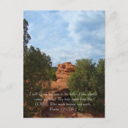 Hills in Summer Briefkaart (Voorkant)