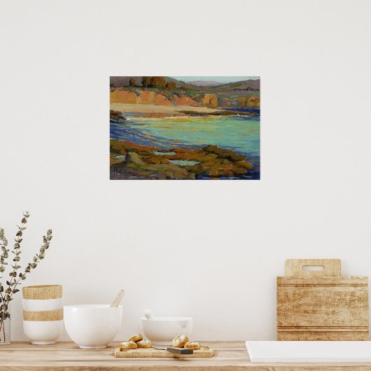 Hills - Kustafval Uitzicht Poster (Keuken)