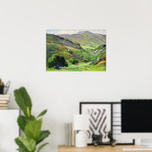 Hills - Laguna Canyon Winter Poster (Thuiskantoor)