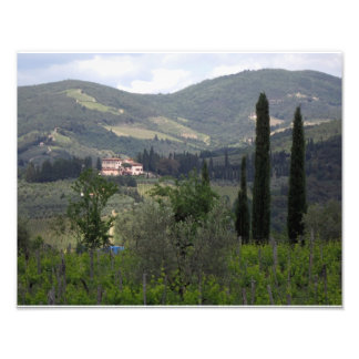 Hills of Chianti Foto Afdruk