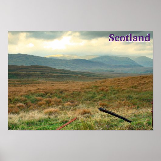 Hills of Perthshire, Schotland Poster (Voorkant)