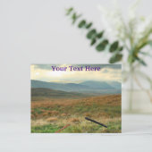 Hills of Perthshire Scotland maatgevend Briefkaart (Staand voorkant)