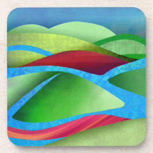 Hills on Ice Bier Onderzetter