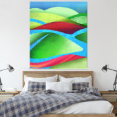 Hills on Ice Canvas Afdruk (Insitu (Slaapkamer))