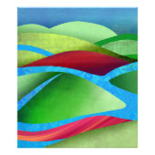 Hills on Ice Foto Afdruk (Voorkant)