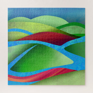 Hills on Ice Legpuzzel