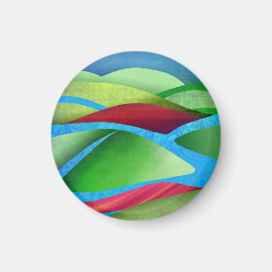 Hills on Ice Magneet