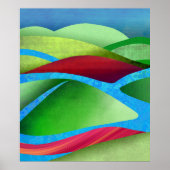 Hills on Ice Poster (Voorkant)