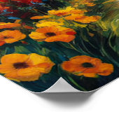 Hill's Radiance, Deken van bloemen. Poster (Hoek)