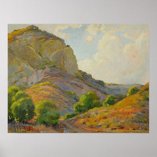 Hills - Rotsachtig Pad Poster (Voorkant)