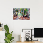 Hills - Sunshine Shadow Oranje County Park Poster (Thuiskantoor)