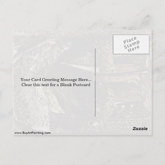 Hills van Samuel Palmer Briefkaart (Achterkant)