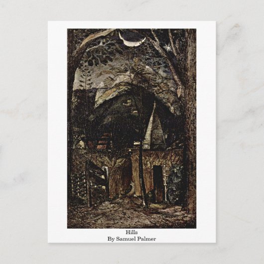 Hills van Samuel Palmer Briefkaart (Voorkant)