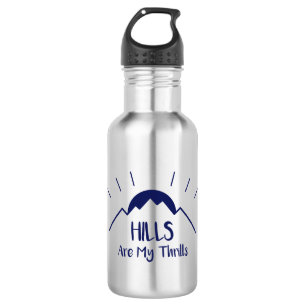 Hills zijn mijn trillingen waterfles