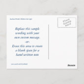 Hillsboro Inlet Light Custom Briefkaart (Achterkant)