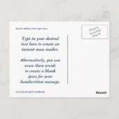 Hillsboro Inlet Light Tower Custom Briefkaart (Achterkant)