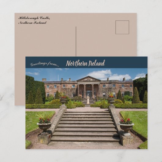 Hillsborough Castle in Northern Ireland Briefkaart (Voorkant / Achterkant)