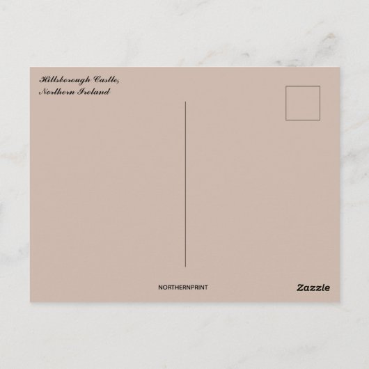 Hillsborough Castle in Northern Ireland Briefkaart (Achterkant)