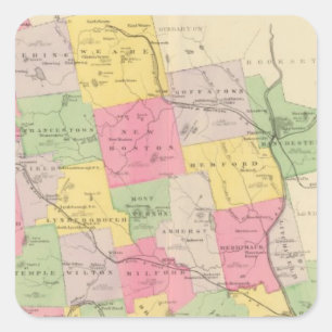 Hillsborough County Vierkante Sticker