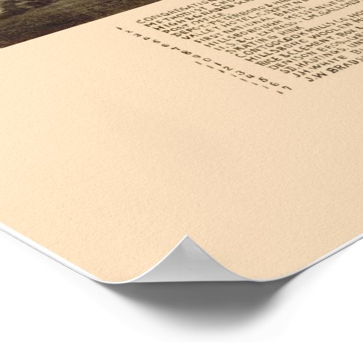 Hillsborough, NH Panoramic Map - 1884 Poster (Hoek)