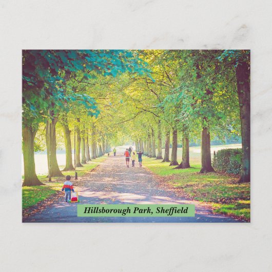 Hillsborough Park, Sheffield Briefkaart (Voorkant)