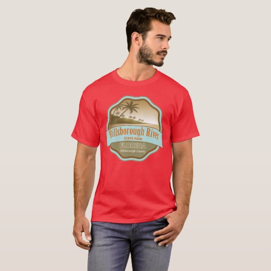 Hillsborough River State Park Hillsborough County  T-shirt (Voorkant volledig)