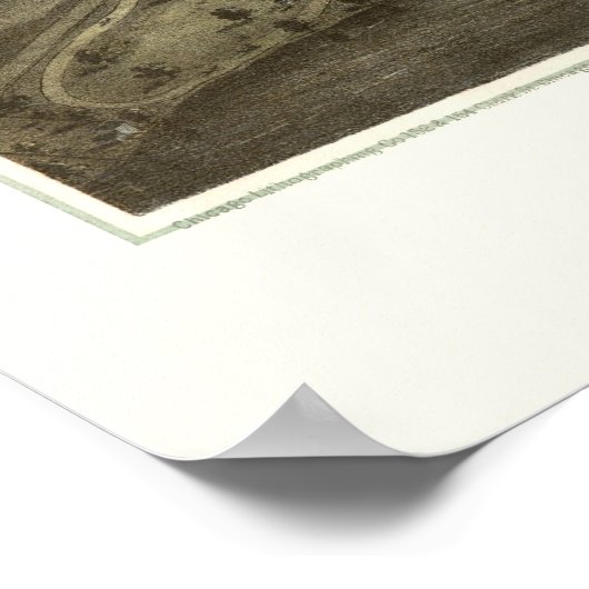 Hillsdale, MI Panorama Map - 1866 Poster (Hoek)