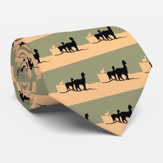 Hillside Alpacas Stropdas (Opgerold)