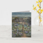 Hillside - Een Engels Cottage Kaart (Gele Bloem)