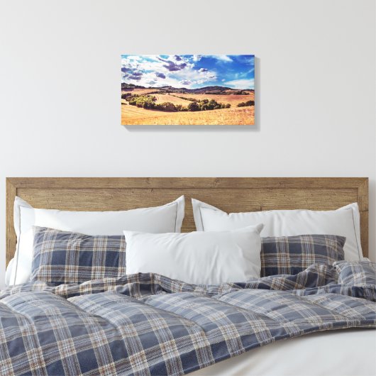 Hillside Harmony Canvas Afdruk (Insitu (Slaapkamer))