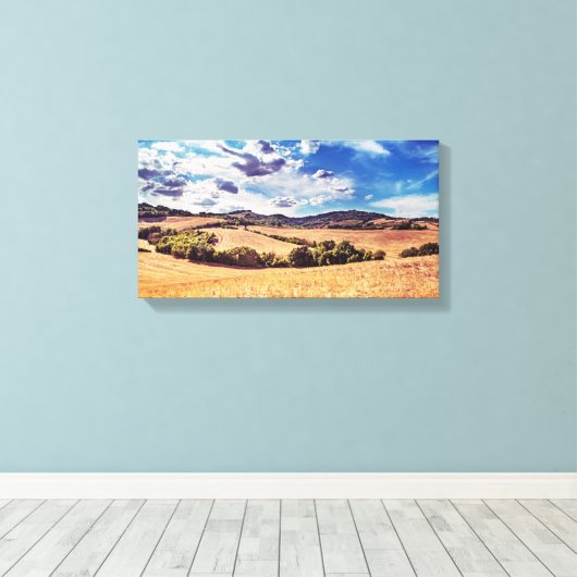 Hillside Harmony Canvas Afdruk (Insitu (Houten vloer))