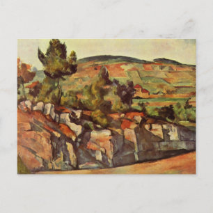 Hillside in Provence door Paul Cezanne Briefkaart