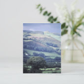 Hillside in Wales briefkaart UK (Staand voorkant)