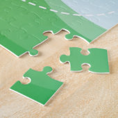 HILLSIDE MET BUTTERFLES EN STROMEN LEGPUZZEL (Zijkant)