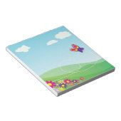HILLSIDE MET BUTTERFLES EN STROMEN NOTITIEBLOK (Schuin)