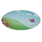 HILLSIDE MET BUTTERFLES EN STROMEN SNIJPLANK (Hoek)