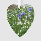 Hillside of Early Spring Flowers Landscape Ornament (voorkant)