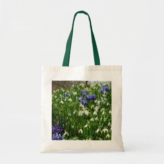 Hillside of Early Spring Flowers Landscape Tote Bag (Voorkant)
