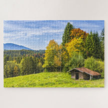 Hillside Shack Uitzicht of Mountains & Forest