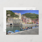Hillside, stad Vernazza, Cinque Terre, Liguria Briefkaart (Voorkant / Achterkant)