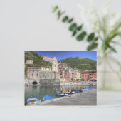Hillside, stad Vernazza, Cinque Terre, Liguria Briefkaart (Staand voorkant)